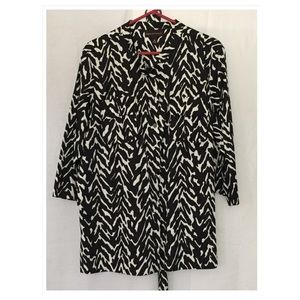 Zebra tunic with belt